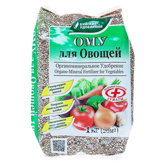 Удобрение органоминеральное "Для овощей", 1 кг